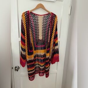FARM RIO crochet shrug cardigan